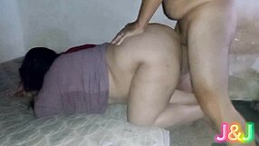 Chubby Hottie Caught Bent Over Begging for More Thrusts