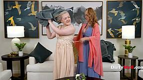 Stepdaughter Joins Father-in-Law and Cougar for Taboo Threesome?