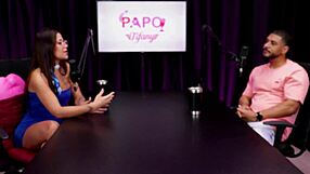 blonde slut deepthroats black cock dreaming of his gangbang plans