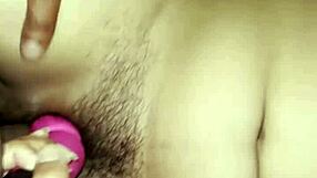 indian wife tempts with dildo play and throbbing dick delight