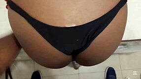 Africana and latina curve together in hot interracial pounding