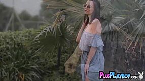 Slim Milf Adel Morel Strips Petite Tits Outdoor Hot