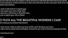 Annie's massive blowjob on huge cock ends with juicy cumshot and deepthroat