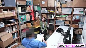 shoplifting teen picks big cock punishment over cops