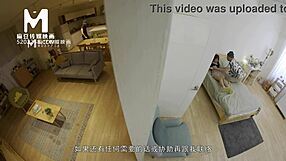 Wen Rui Xin bent over doggystyle fucked hard in furniture store