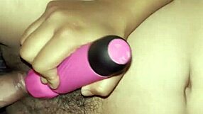 indian wife tempts with dildo play and throbbing dick delight