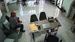 hooking up with my ex-teachers old man amateurs latina first handjob in living room