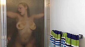 crazy 18+ wife cheats in adult store library gets caught with huge cock