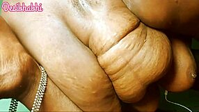 Desi Village Woman Fingers Shaved Pussy Then Takes Brinjal Doggystyle Deep