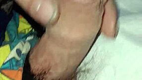 amateur homemade solo small cock cums fast in close-up masturbation