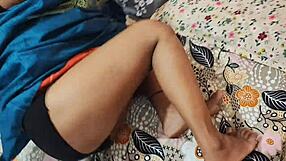 naughty 18yo indian maid seduces old owner licking big tits ass for lusty sex