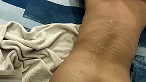 Stepbrother's Massage Turns Me On Wild Creampie!