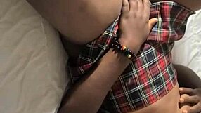 i hooked up with the school gateman for quick anal pussy licking