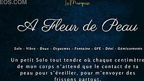 a fleur de peau french dirty talk solo makes me cum