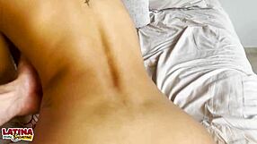 breiny zoe's skinny latina asshole stretched gaping by big cock in colombian casting