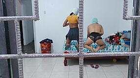 i can't stop groping my roommate's juicy ass and tits