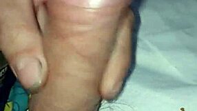 amateur homemade solo small cock cums fast in close-up masturbation