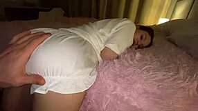 Stepfather creampies tight little 18yo pussy