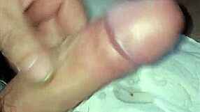amateur homemade solo small cock cums fast in close-up masturbation