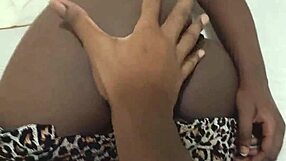 Africana and latina curve together in hot interracial pounding