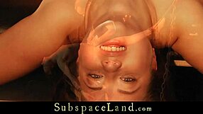 bandy-legged teen gasps in three-way toy domination spanking frenzy