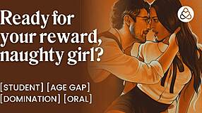 naughty student you cum on professor's hard cock now