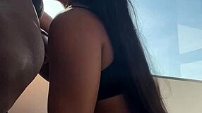 cute brazilian teen tries big black cock first time deepthroat cumshot