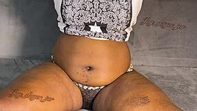 big booty ebony hairy pussy devoured fingered to squirting extreme