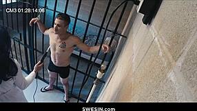 Avi Love Sneaks Outdoor Fuck with Muscular Tommy Gunn at Wedding - Bride's Husband Watches Voyeur Style