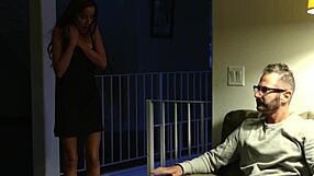 foster stepdaughter vanna bardot begs stepdad not to tell stepmom as she rides his cock