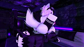 Pounding furry girlfriend's big ass hard in roblox