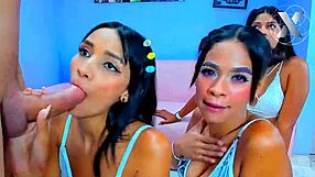 destroying this hot latina's throat rough with my monster cock feels amazing