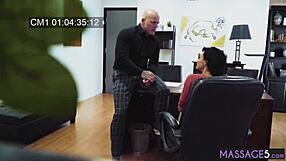 wet mature milf fingers herself hard before deep blowjob on big cock