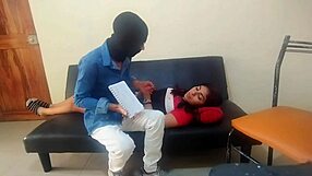 Old man rips clothes and fucks innocent young woman's tight wet pussy