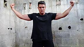 Yuri Gaúcho's Huge Brazilian Bear Cock Bursts Big Cumload in Hard Solo Pound