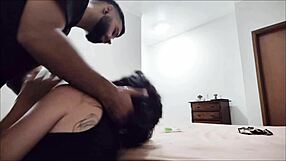 dude bets you can't hold back cumming to this hot stepdaughter