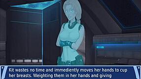 GROPE THESE MASSIVE BOOBS IN ORANGE TRAINER 4!