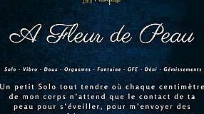 a fleur de peau french dirty talk solo makes me cum