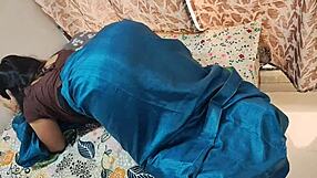 naughty 18yo indian maid seduces old owner licking big tits ass for lusty sex