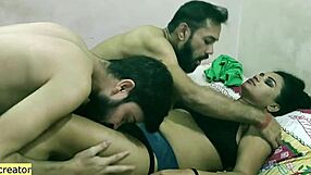 Amazing Indian Threesome Shares Innocent Bhabhi Tamil Girl Pussy
