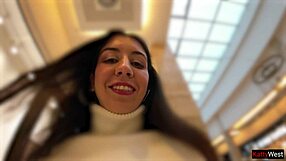 wanna see this teen pee wet in public mall jeans?