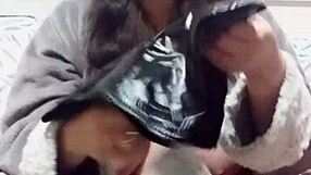 unboxing these anal toys and trying on wet look clothes now