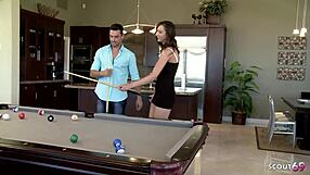 small tits 18+ wife lina cole bends for husband's best friend doggystyle pounding