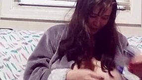 unboxing these anal toys and trying on wet look clothes now