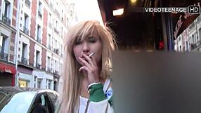 i'm shy vicky first porn casting so nervous