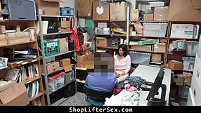 Petty Thief Caught Stripped Fucked Hard By Lp Officer!