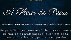 a fleur de peau french dirty talk solo makes me cum