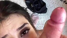 Petite Brunette Latina Takes Rough POV Deepthroat Doggystyle Cumshot