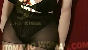 Busty nicole in pantyhose gears up automatic moves to slash like zorro with big ass tits