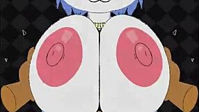 Krystal X Fox McCloud Takes Big Cock Titty Fuck Cumshot!